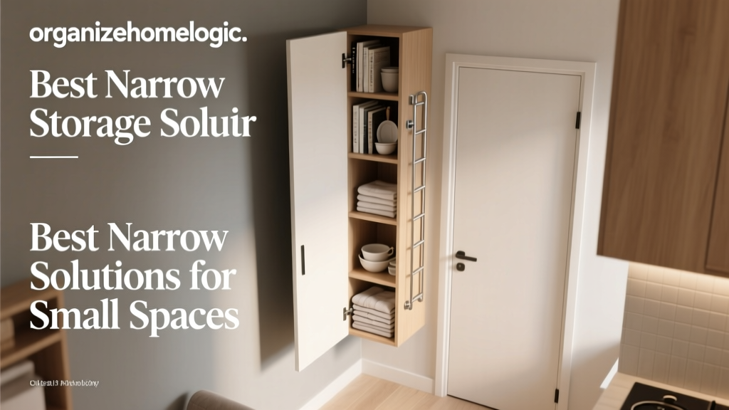 Best Narrow Storage Solutions for Small Spaces