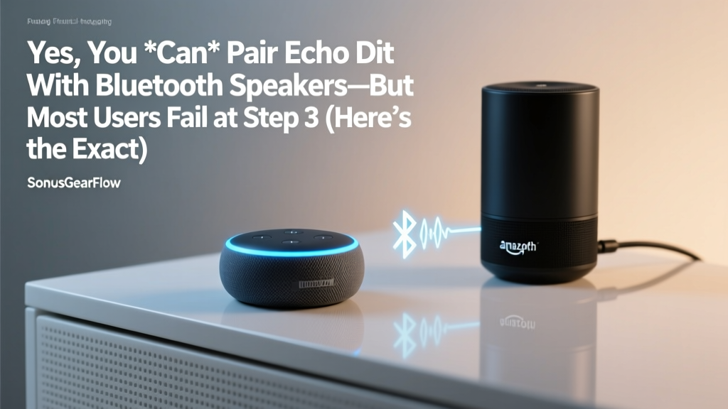 Can I Pair Echo Dot With Bluetooth Speakers (2026)