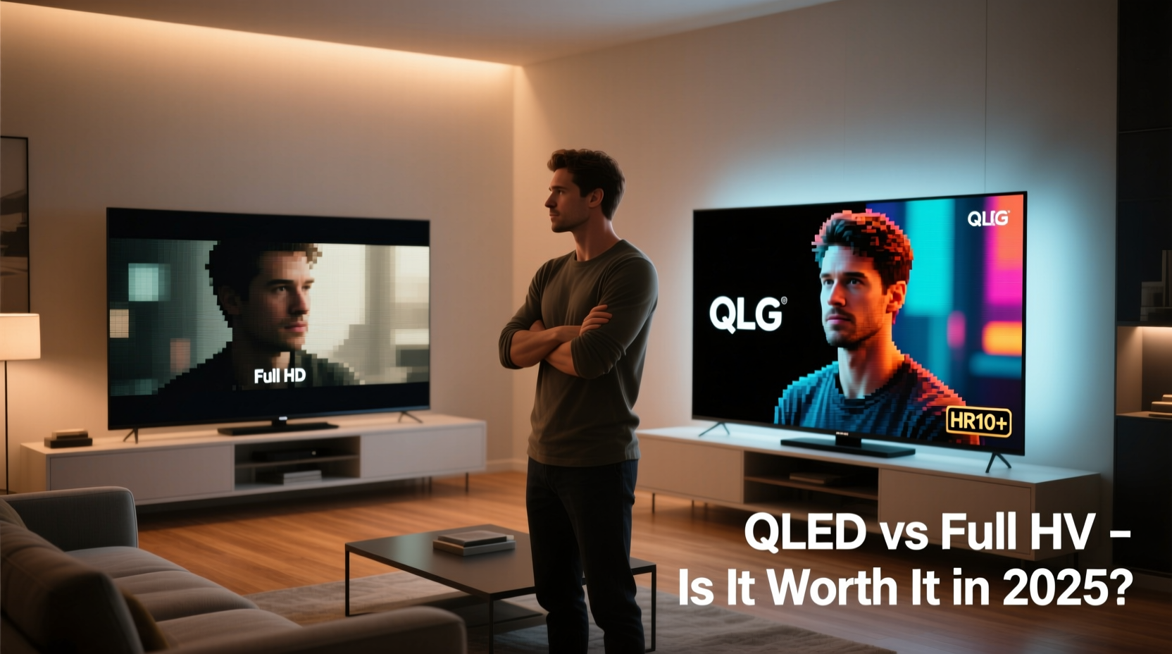 is upgrading to a qled tv from full hd worth it in 2025 for streaming quality