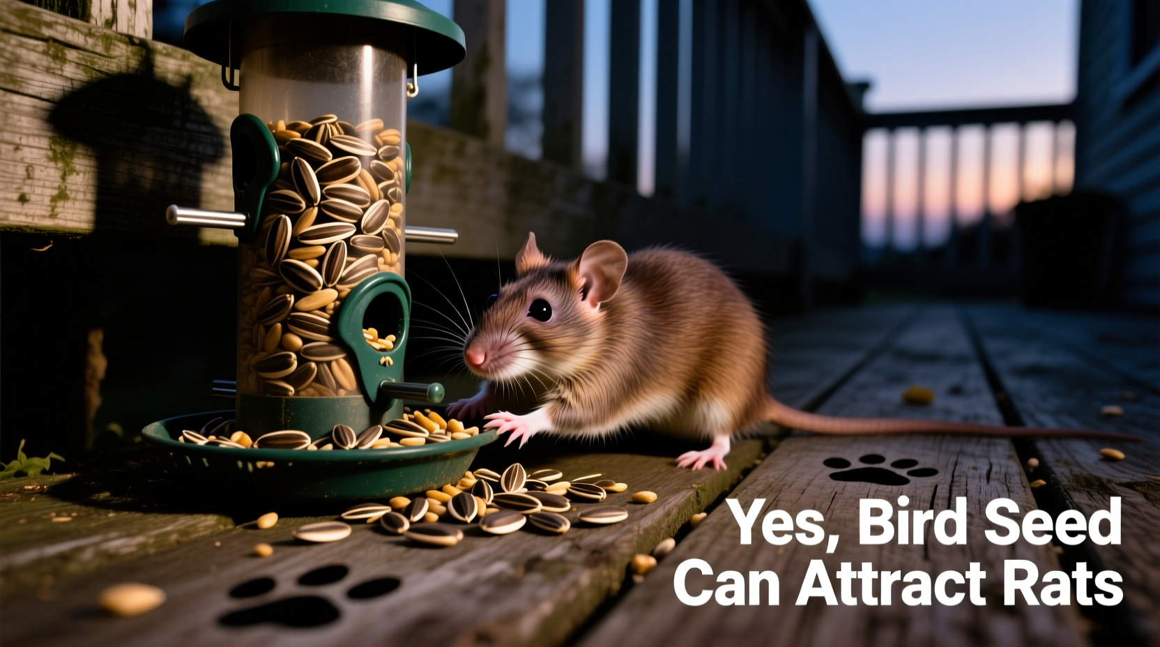 Yes, Bird Seed Can Attract Rats
