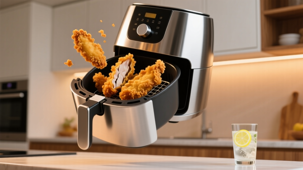 Crispy Panko Fried Chicken Tenders in the Air Fryer