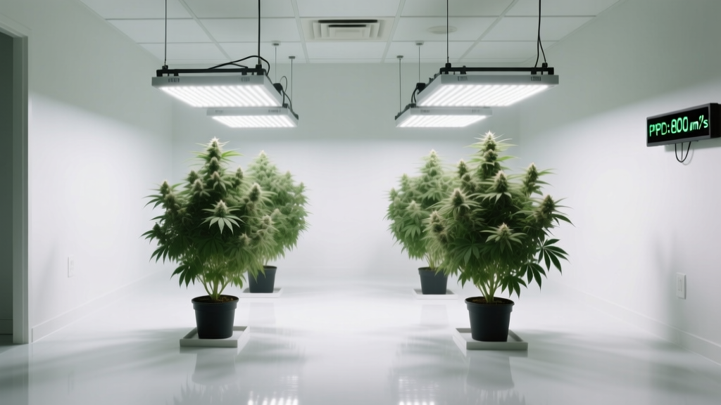 Large Cannabis Plants Per Square Foot Indoor (2026)