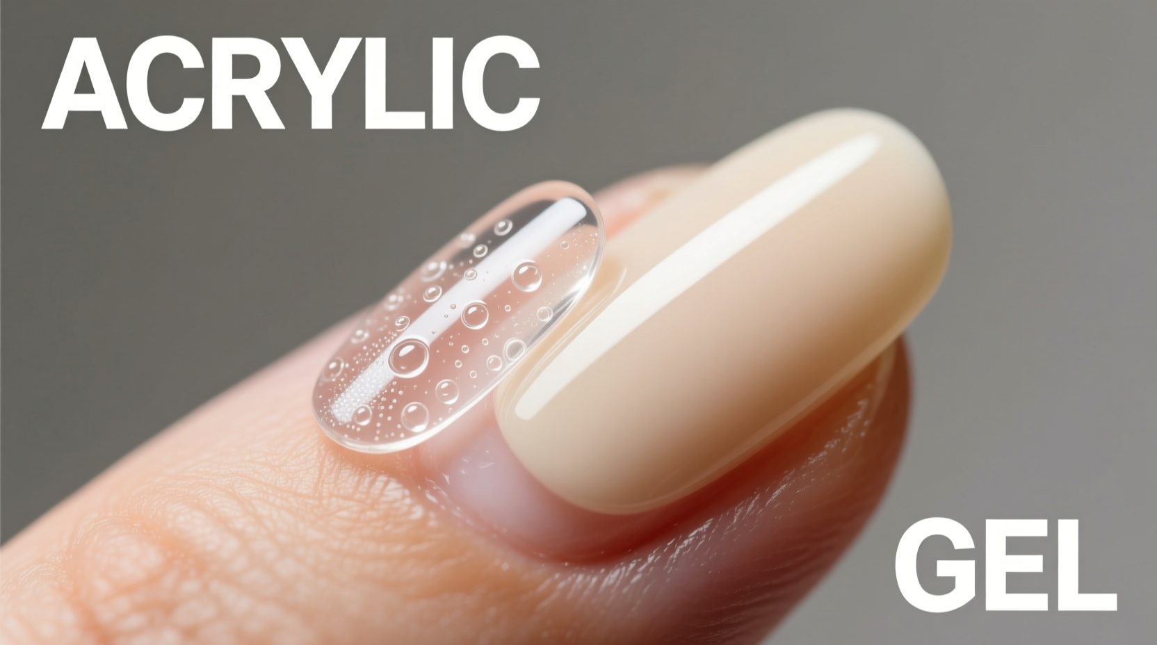 acrylic vs gel nail stickers which lasts longer and looks more natural