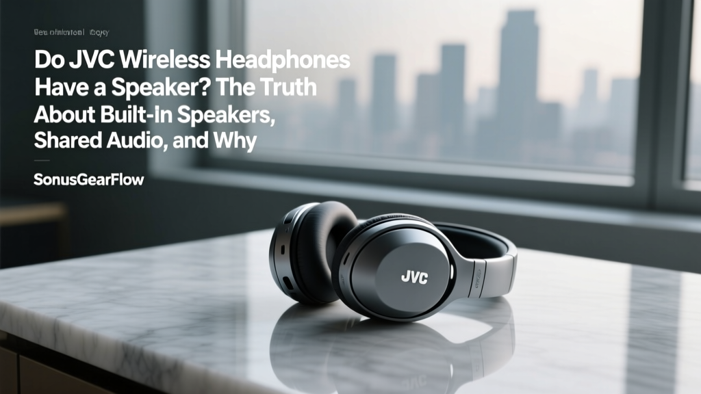 JVC Wireless Headphones with Broadcast Sound