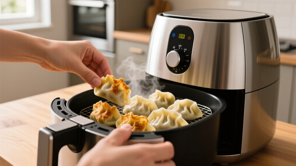 How to Cook Perfectly Crisp Frozen Dumplings in 8 Minutes...