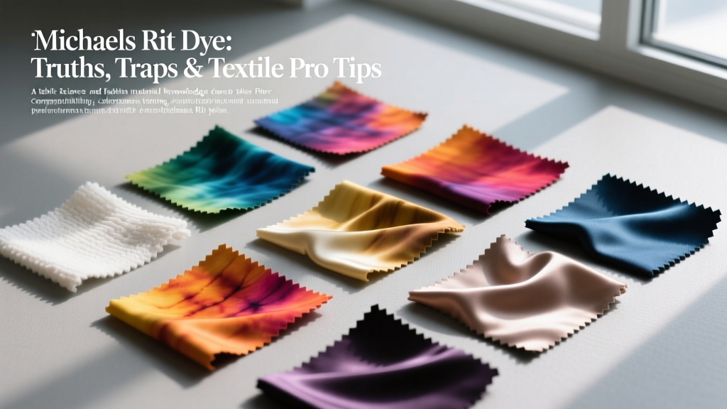 Michaels Rit Dye: Truths, Traps & Textile Pro Tips