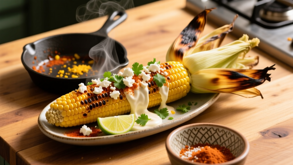 Air Fryer Mexican Corn (Elote) – Crispy, Smoky & Easy!