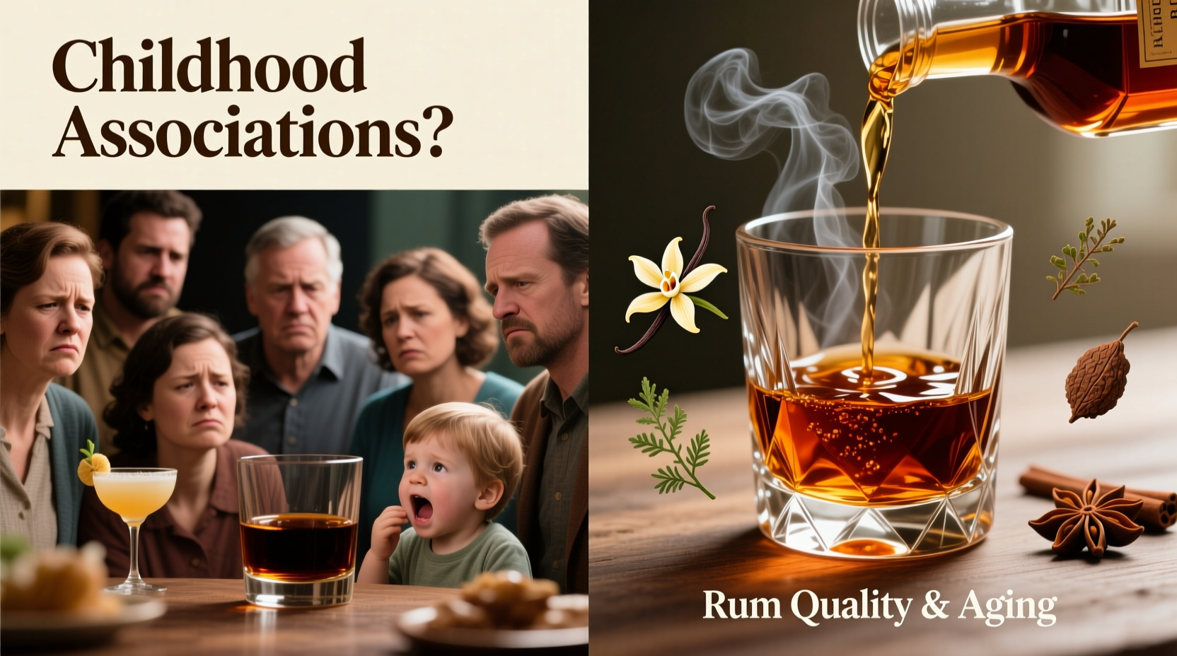 why do some people hate the taste of rum is it childhood associations or quality issues