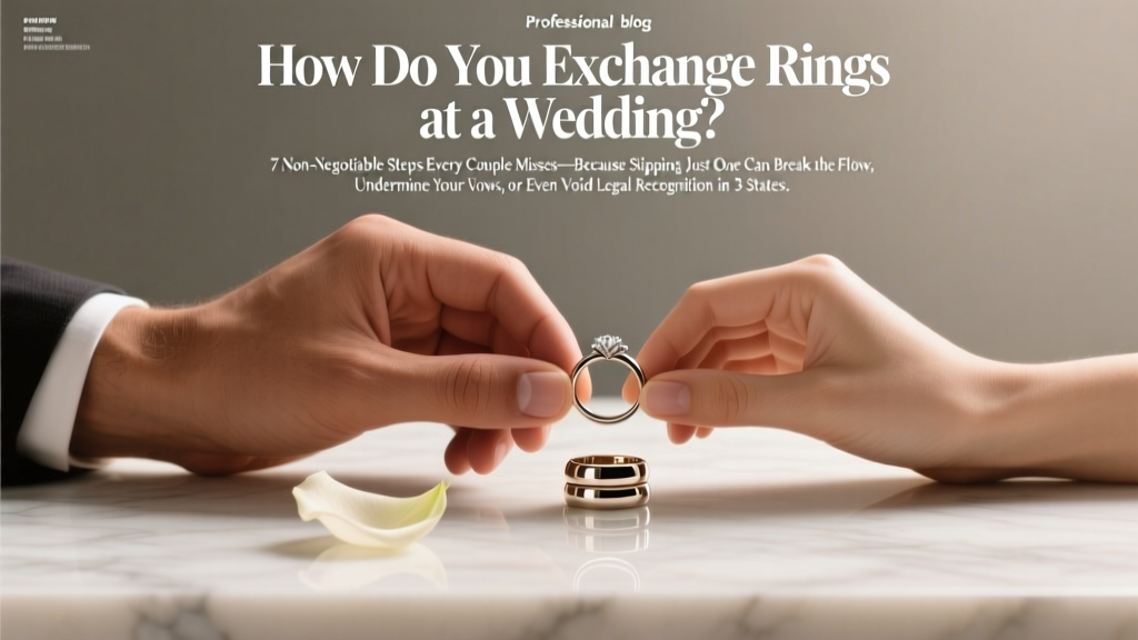 Wedding Ring Exchange: 7 Must-Do Steps (2026)