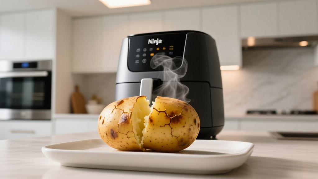Perfect Baked Potato in a Ninja Air Fryer (Crispy Skin!)