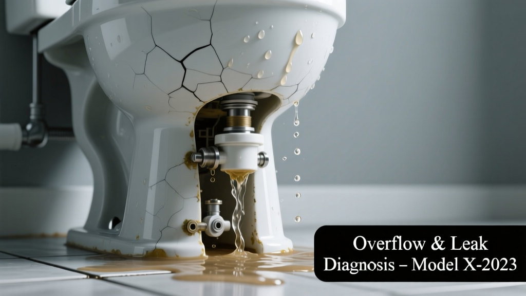 Toilet Overflowing and Leaking Water: Quick Diagnosis