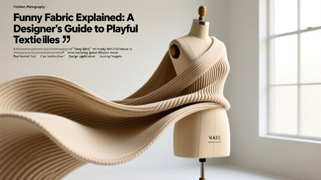 Funny Fabric Explained: A Designer’s Guide to Playful Textiles