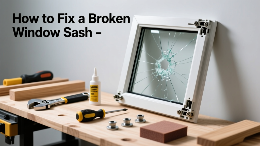 How to Fix a Broken Window Sash: DIY Repair Guide