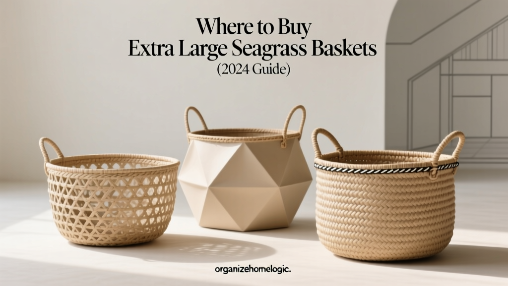 Where to Buy Extra Large Seagrass Baskets (2024 Guide)