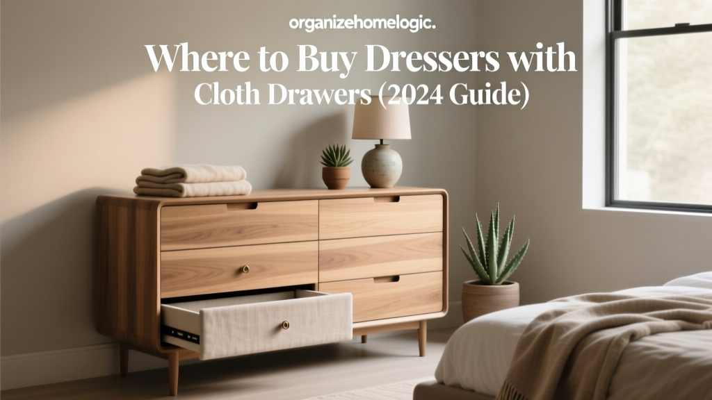 Where to Buy Dressers with Cloth Drawers (2024 Guide)