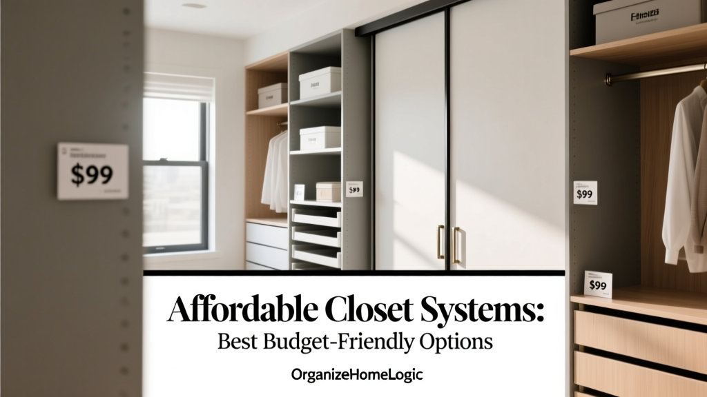 Affordable Closet Systems: Best Budget-Friendly Options