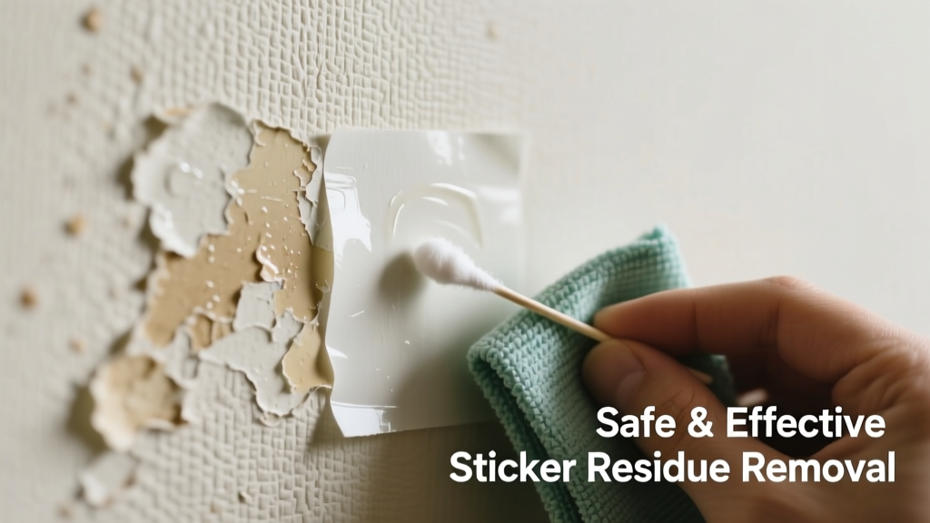 How to Remove Sticker Residue from Wallpaper Safely