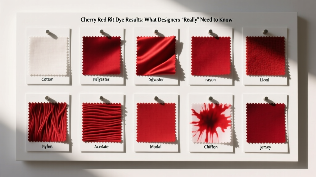 Cherry Red Rit Dye Results: What Designers *Really* Need to Know