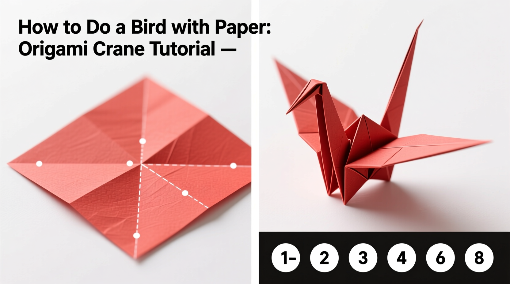how to do a bird with paper