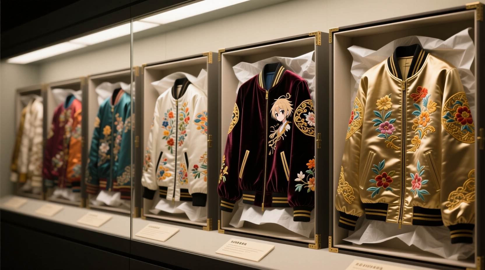 how to store anime jackets without creasing logos