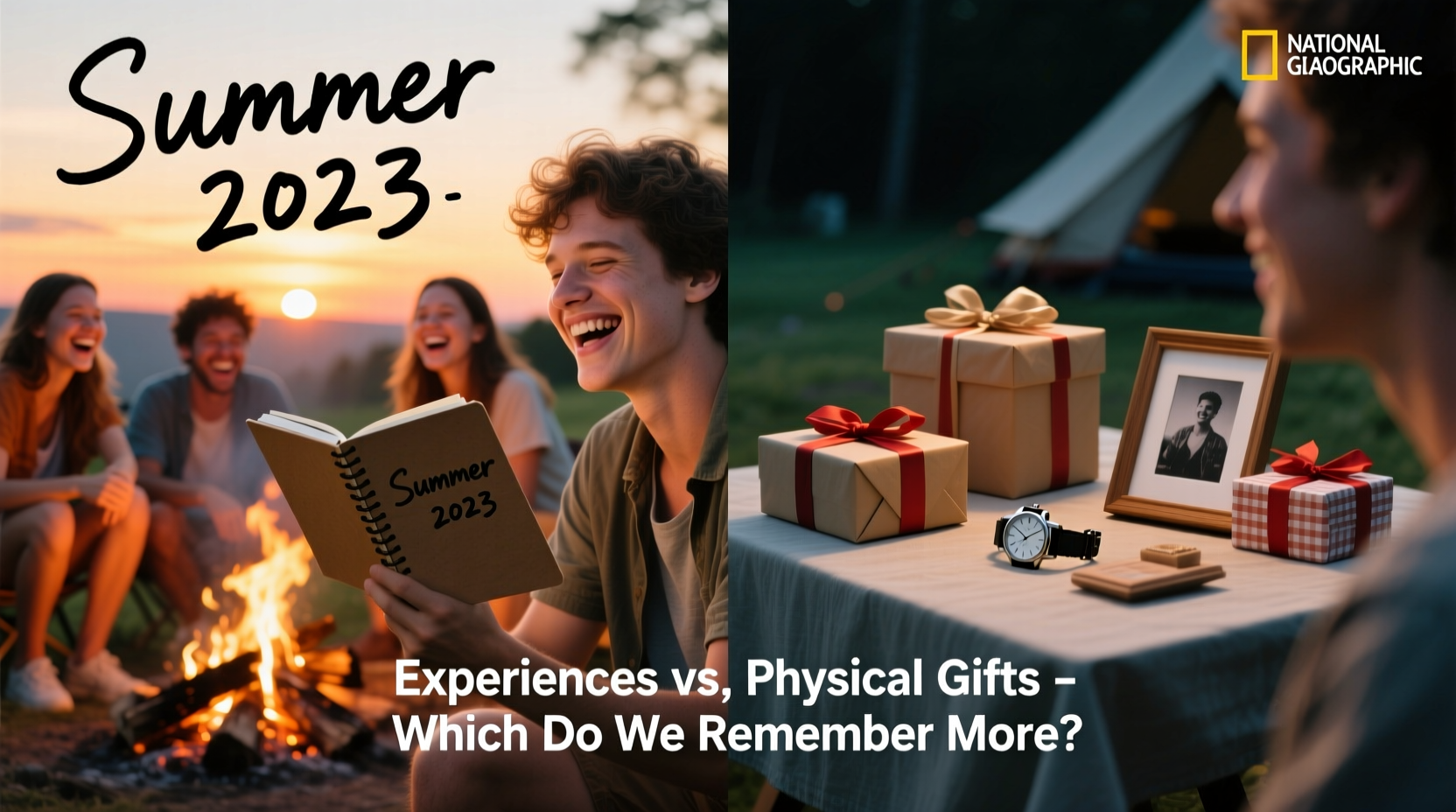 experiences vs physical gifts which one do people actually remember more