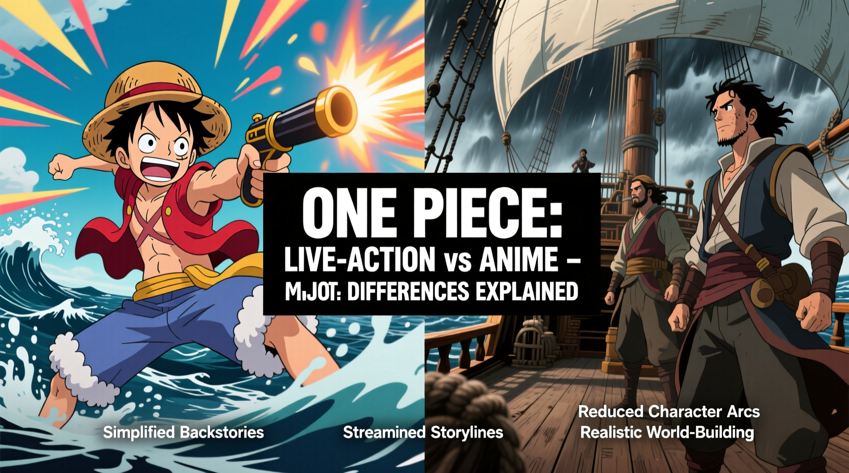 one piece live action vs anime major plot differences explained