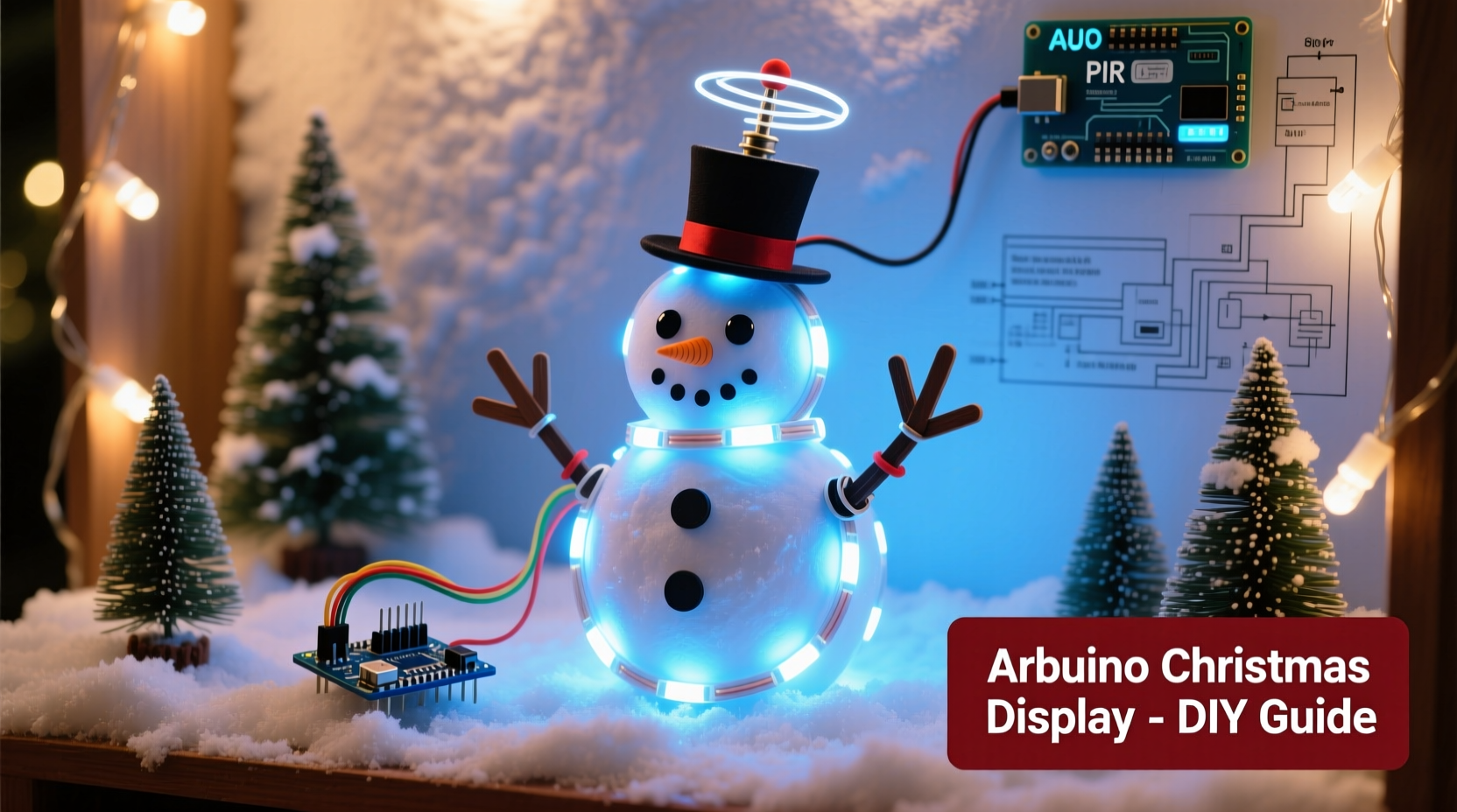 how to build a diy animated christmas display with arduino