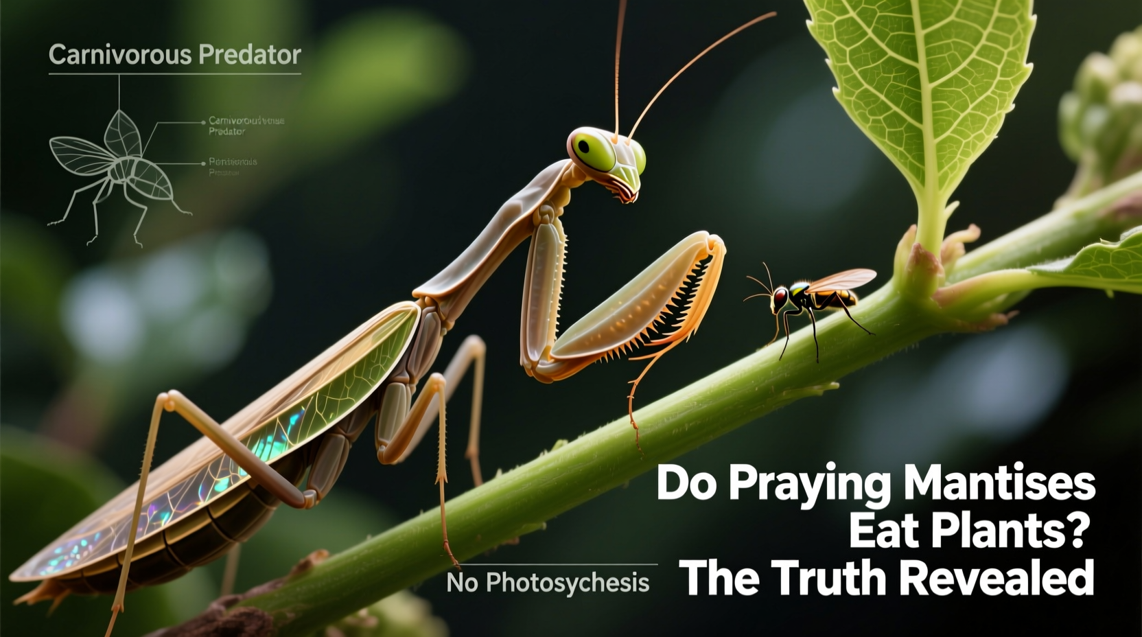 Do Praying Mantises Eat Plants? | TheHomeSprouts