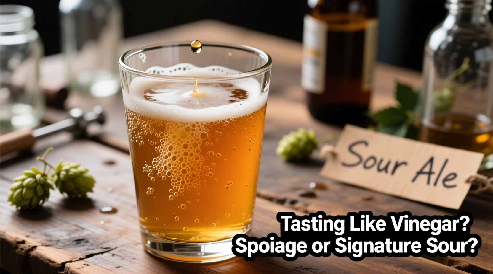 is craft beer tasting like vinegar a sign of spoilage or intentional sourness