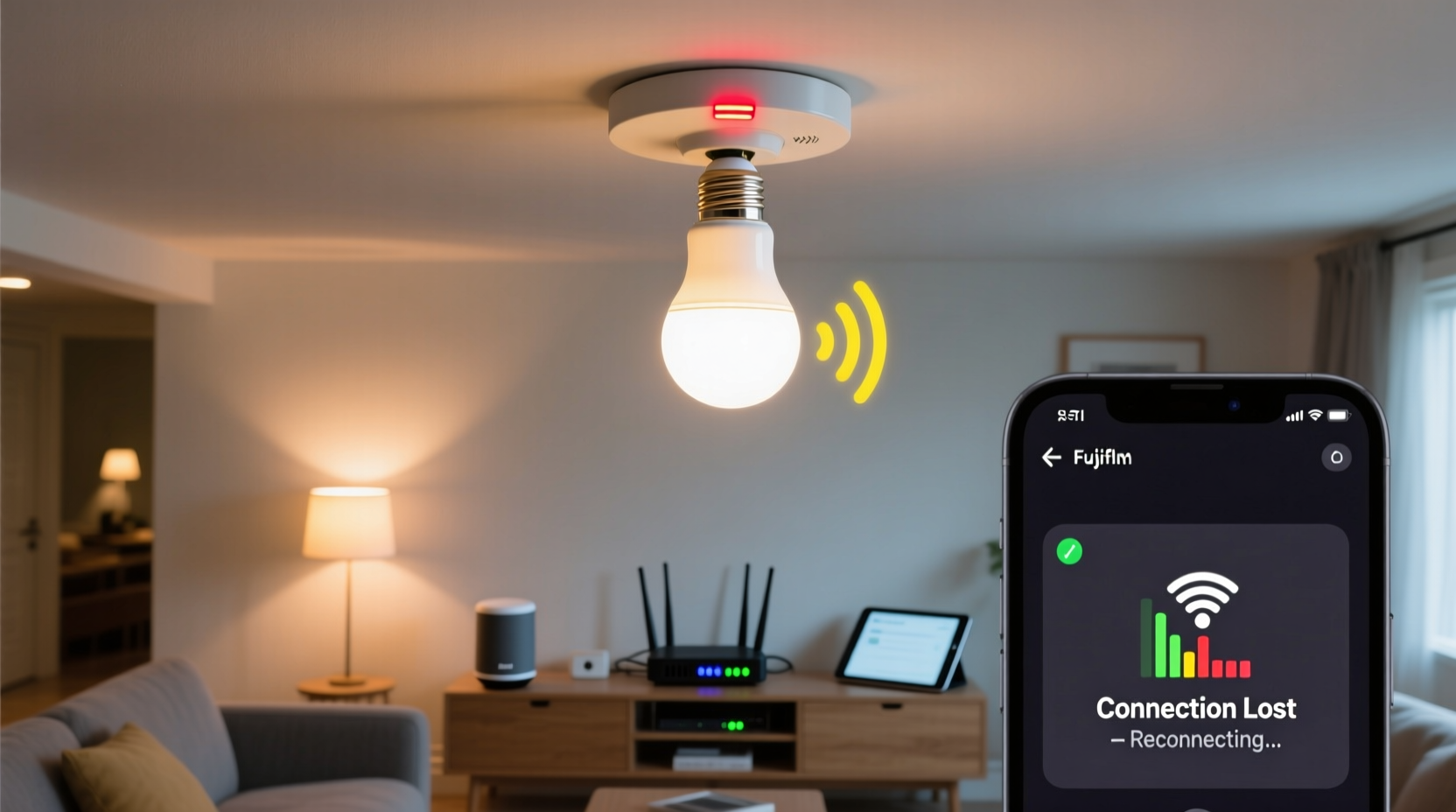 why does my smart bulb keep disconnecting from the app and how to fix it