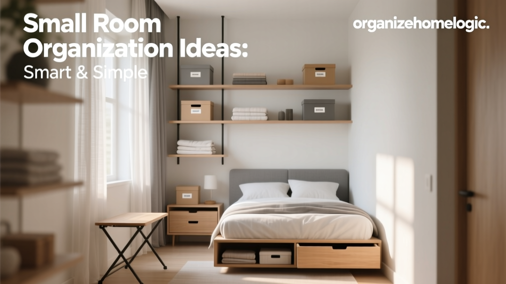 Small Room Organization Ideas: Smart & Simple