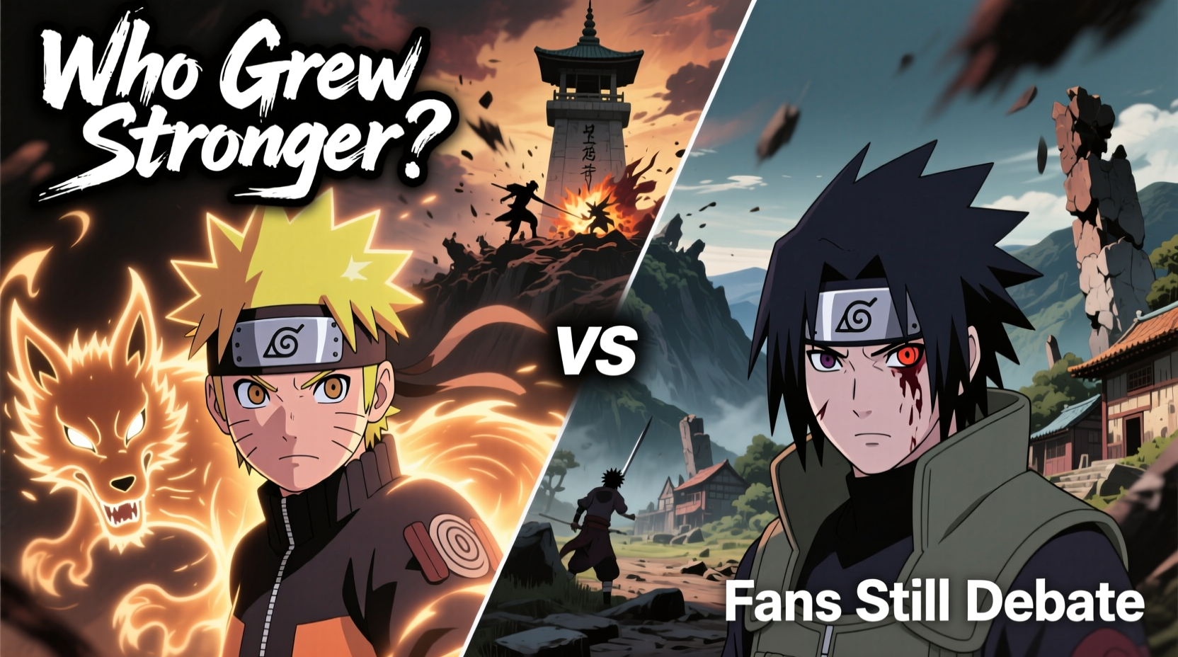 naruto vs sasuke who had the stronger growth arc and why fans still argue