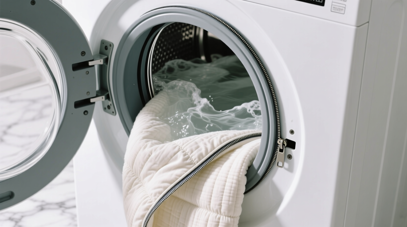how to clean weighted blanket covers safely