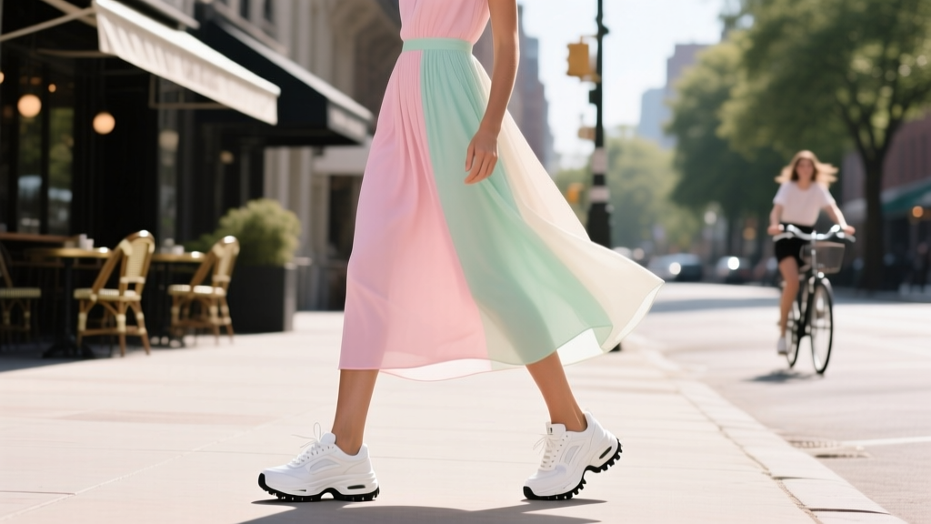 Chunky Sneakers & Feminine Outfits: Yes, Here’s How