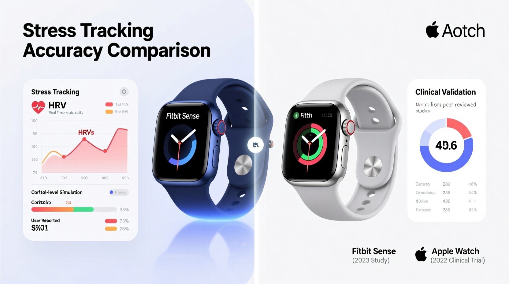 is the fitbit sense accurate for stress tracking compared to apple watch
