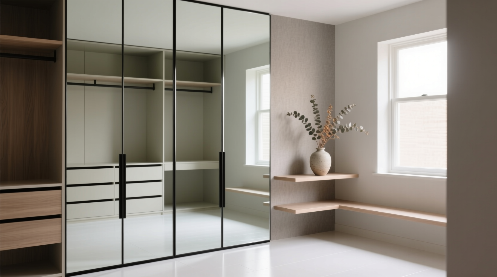 closet mirror doors do they really make small closets feel bigger