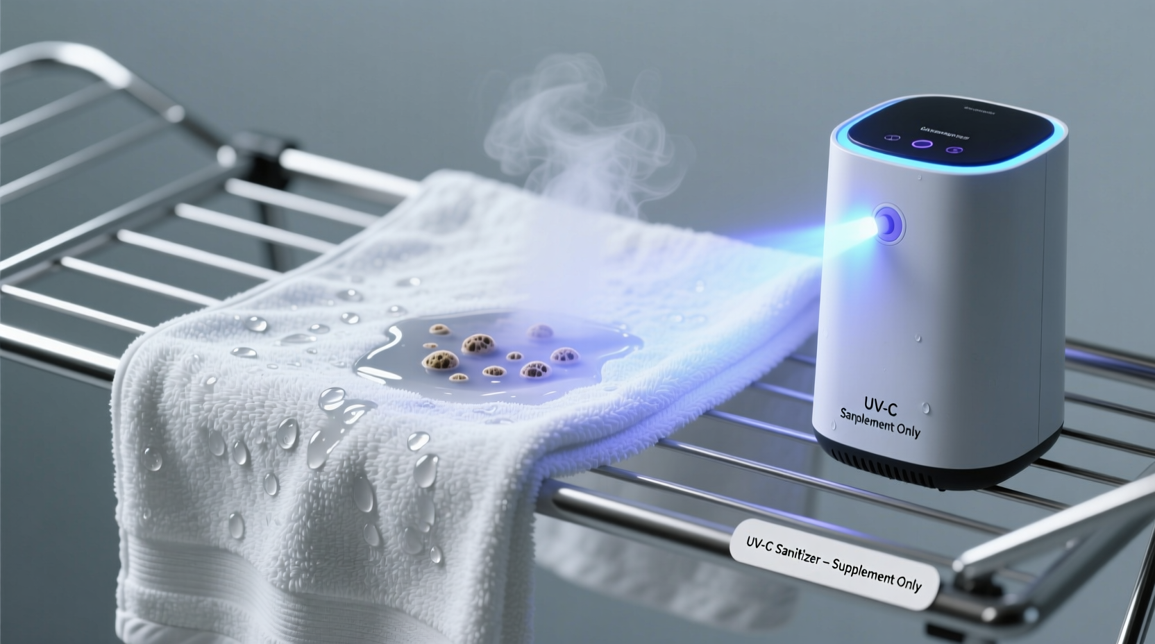 are uv laundry sanitizers effective against mold spores