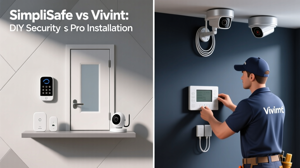 SimpliSafe vs Vivint: DIY Security vs Pro Installation