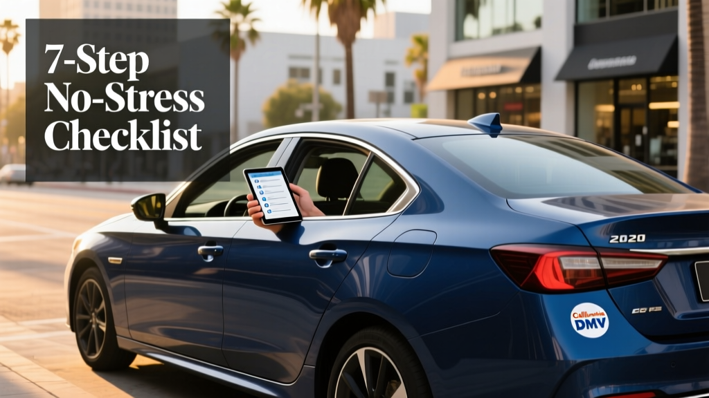 Buy Used Car in CA: 7-Step Private Party Checklist (2026)