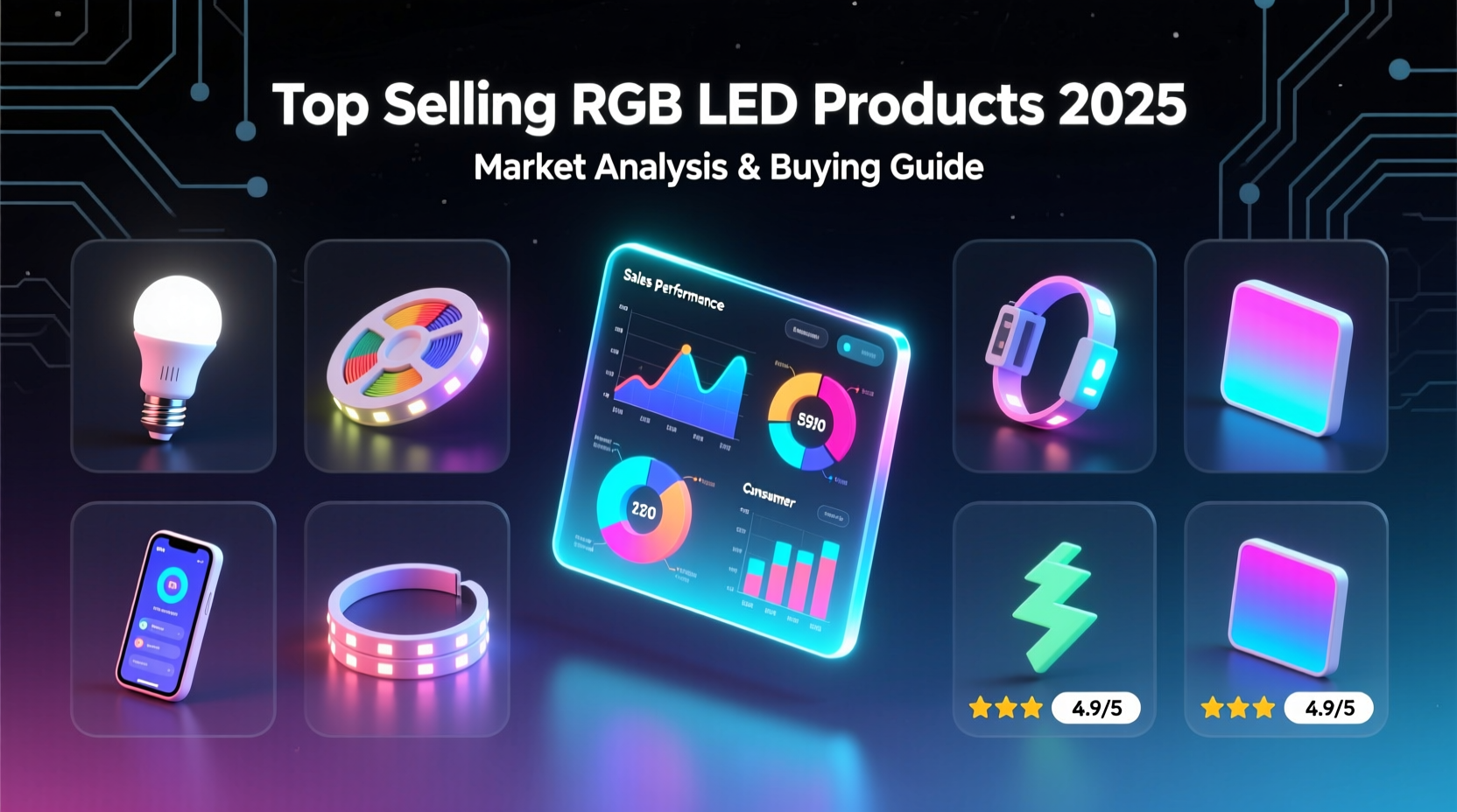 best selling rgb led