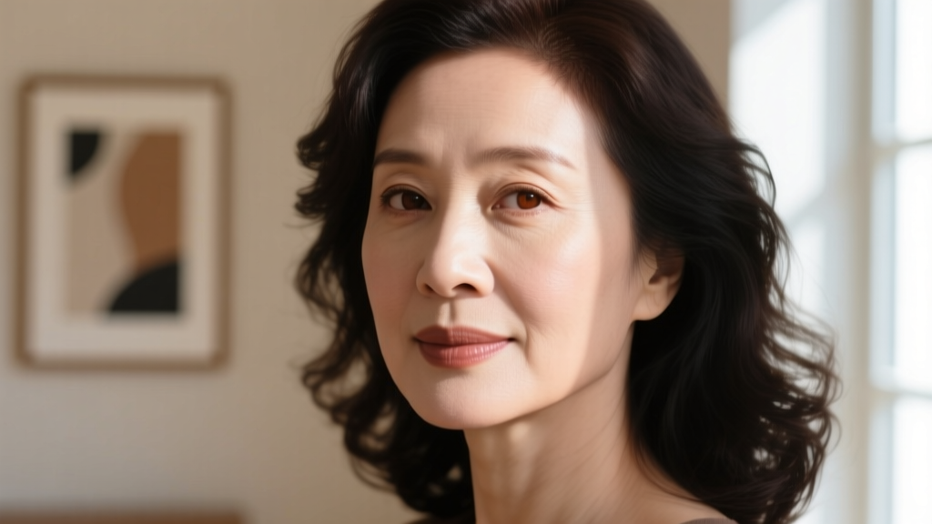 Close-up of a woman