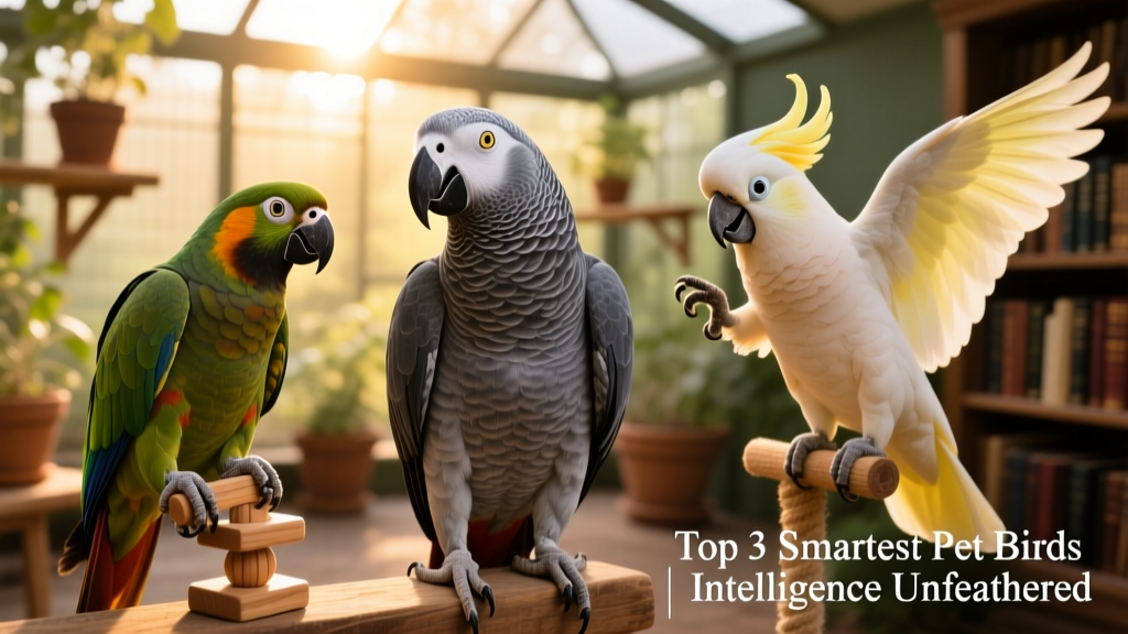 The Top 3 Smartest Pet Birds
