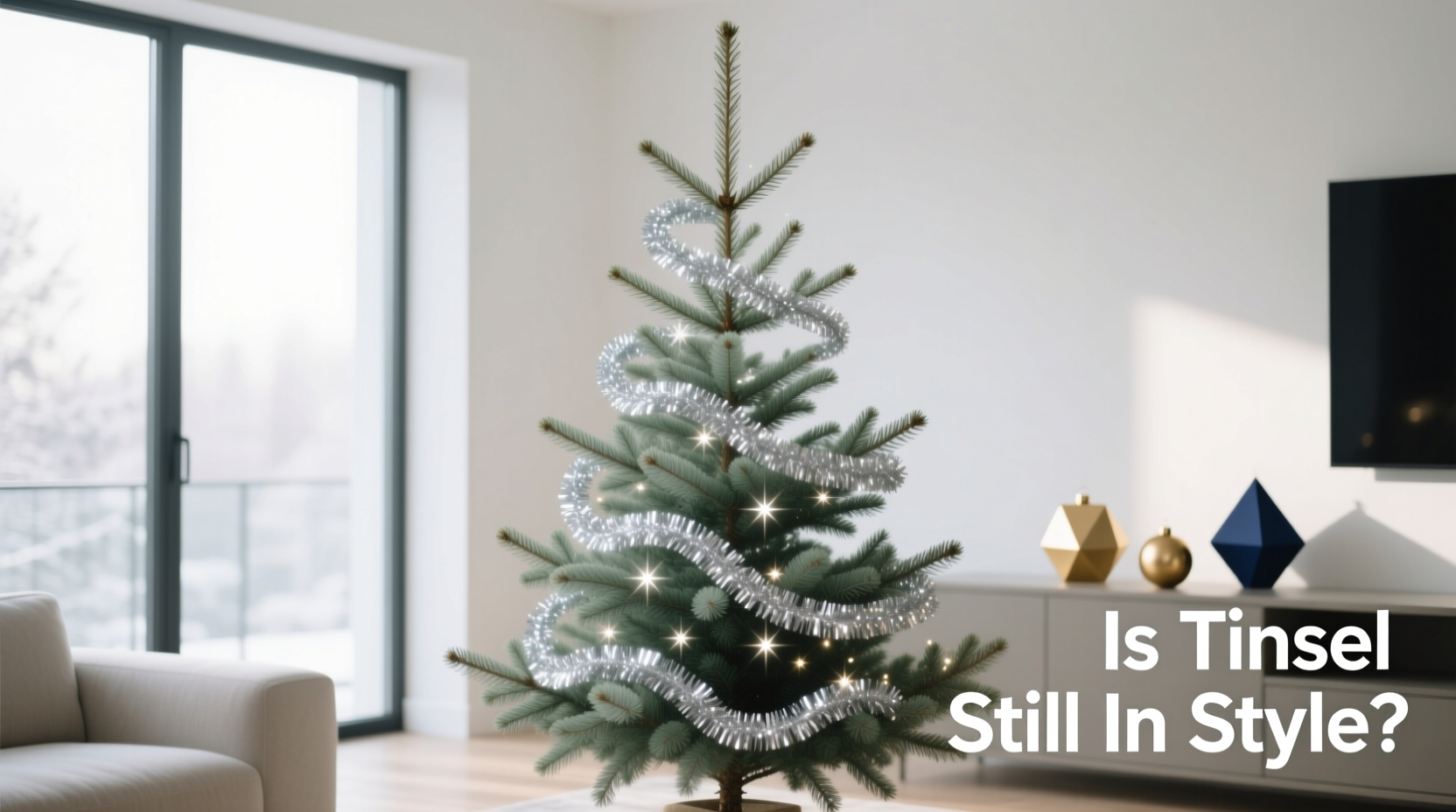 is tinsel still in style or outdated for modern christmas trees