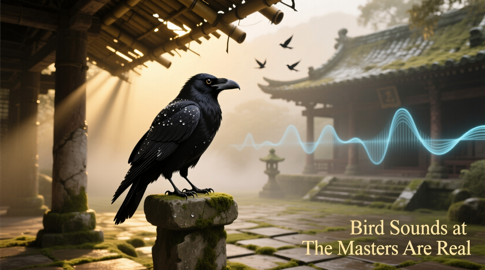 are the bird sounds at the masters real