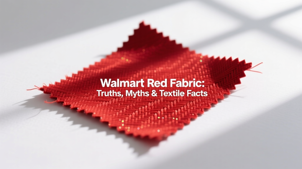 Walmart Red Fabric: Truths, Myths & Textile Facts