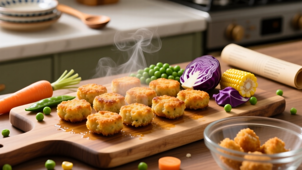 Perfect Frozen Veggie Nuggets in Air Fryer (Crispy!)