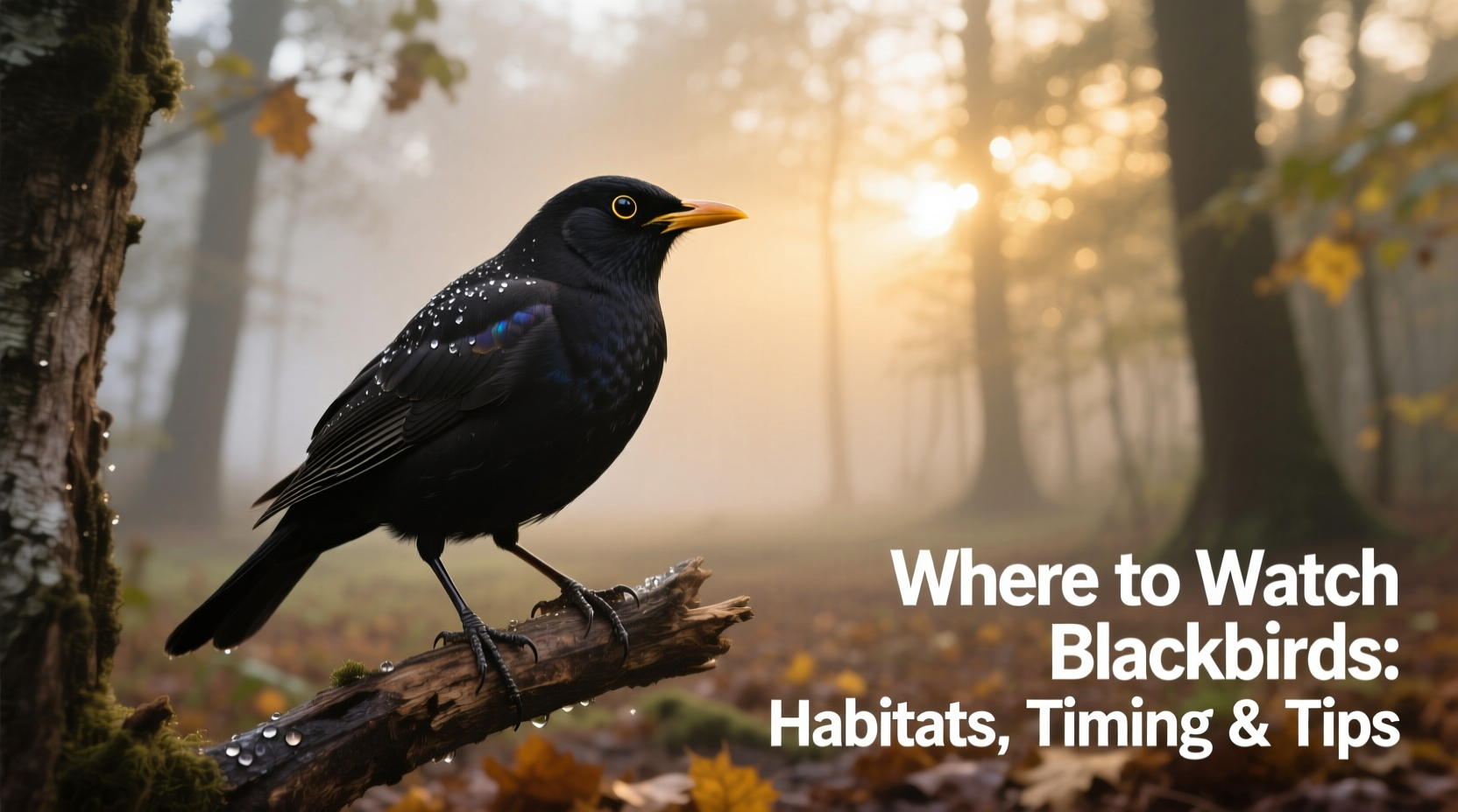 Where to Watch Blackbirds: Habitats, Timing & Tips