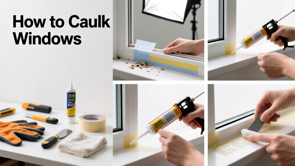 How to Caulk Windows: A Step-by-Step Home Repair Guide