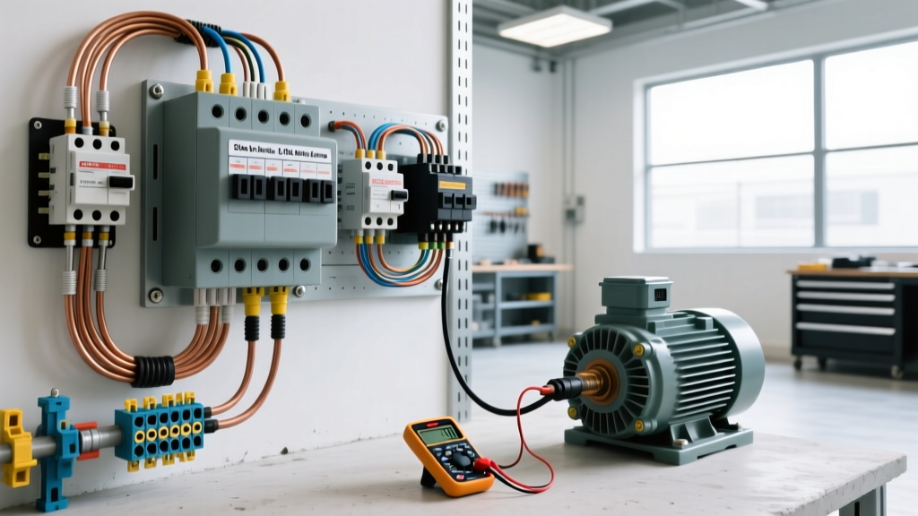 Sizing and Wiring a DOL Motor Starter for 3-Phase Induction Loads