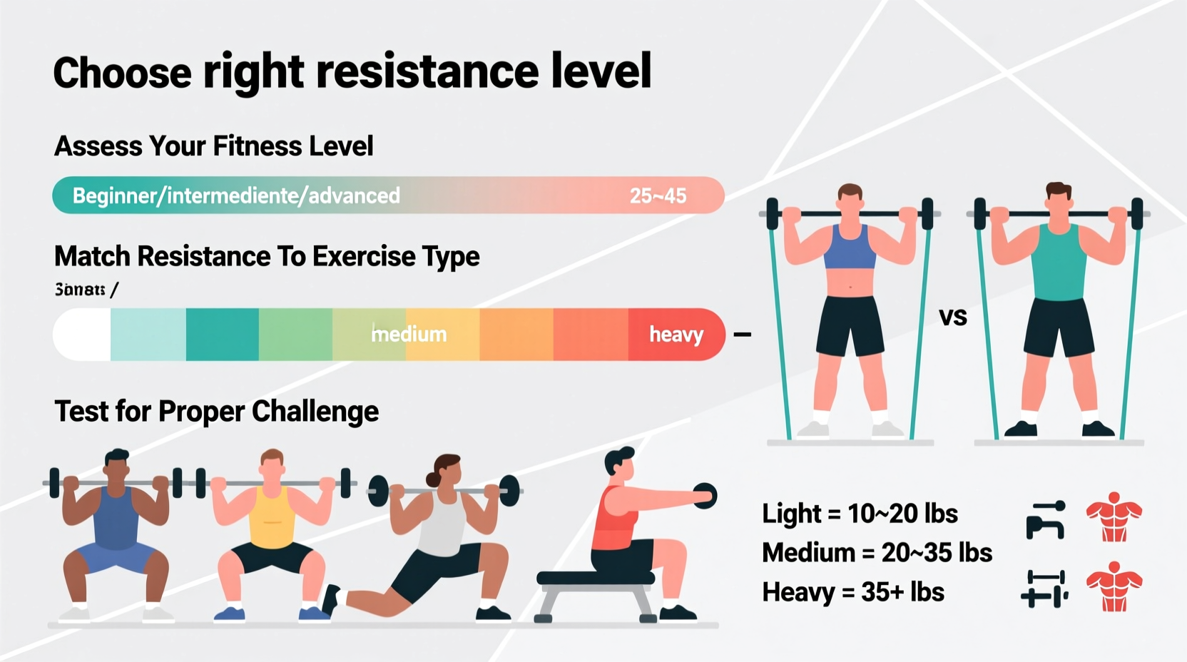 how to pick the right size resistance bands for home strength training